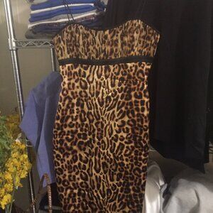 LEOPARD-PATTERN DRESS (VINTAGE)